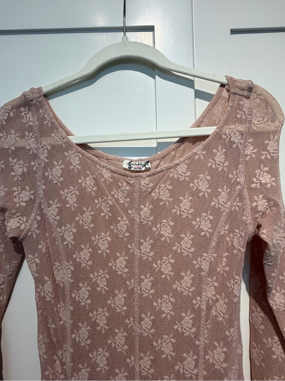 Free People Dial For Drama Slip in blush pink - Picture 5 of 5